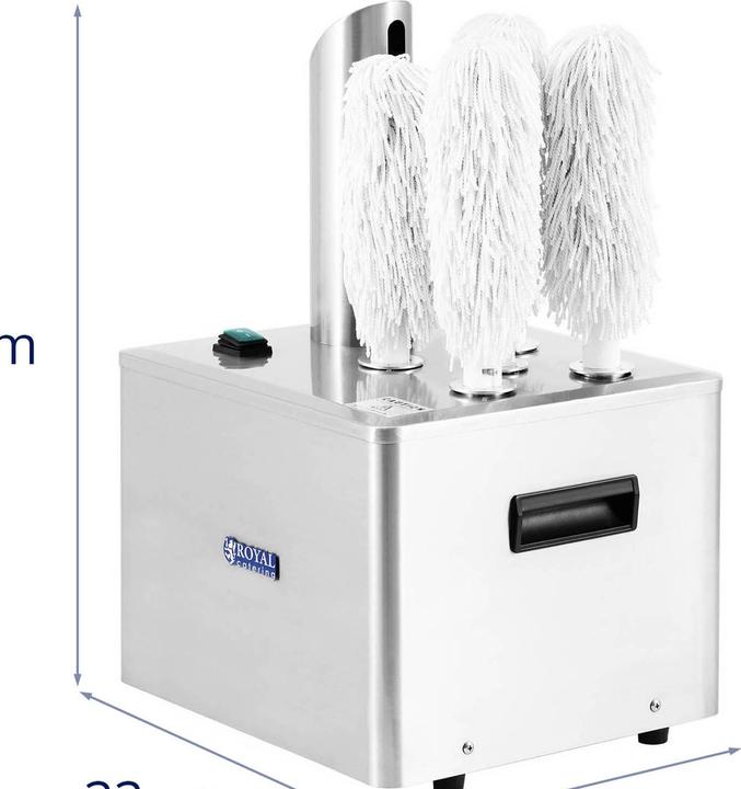 Produktbild Royal Catering Gläserpoliermaschine Gastronomie 5 Polierköpfe 330 Gläser/h 1320 W (1320 W)