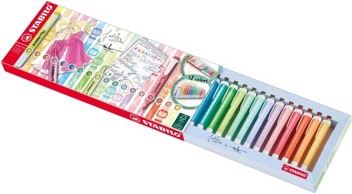 Produktbild STABILO swing cool Textmarker (Sortiert, 1 mm, 18 x)