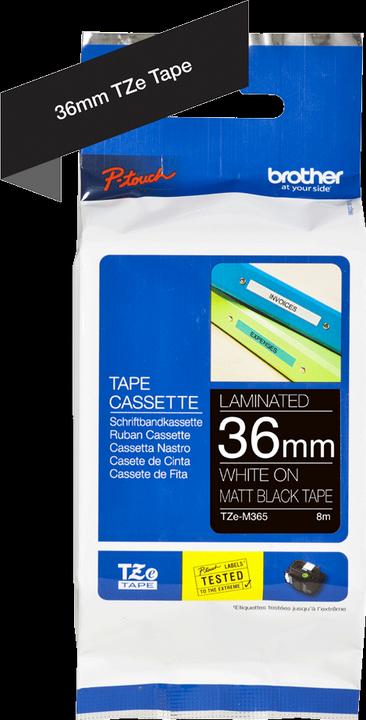 Immagine prodotto Brother TZe-M365 Opaco (3.60 cm, Nero)