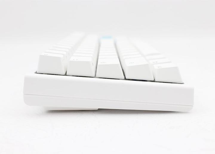 Actual product image Ducky One 2 Pro Mini White Edition Gaming Keyboard, RGB LED - Kailh Red (DE, Cable)