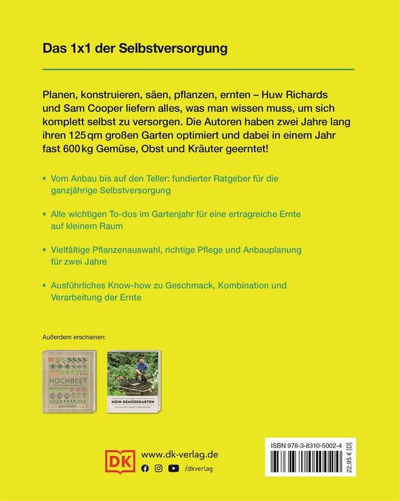 Produktbild Selbstversorgung aus dem Garten (Deutsch, Sam Cooper, Huw Richards, Reinhard Ferstl, 2025)