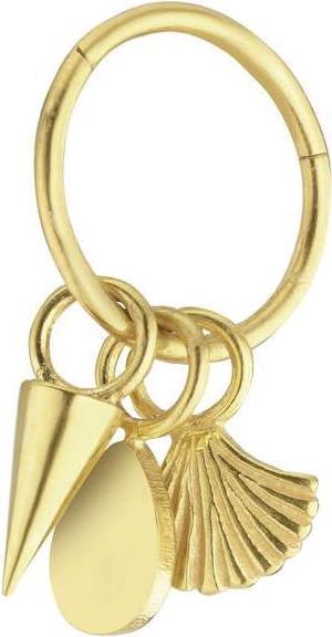Image du produit Bijouteria Piercing d'oreille (Acier chirurgical 316L, Revêtement PVD (couleur or))