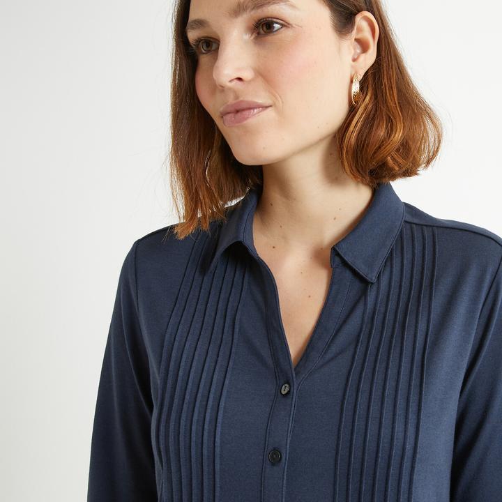 Immagine prodotto Anne Weyburn Camicia a maniche lunghe con colletto a polo (W36/L38)
