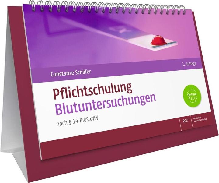 Produktbild Pflichtschulung Blutuntersuchungen (Deutsch, Constanze Schäfer, 2022)