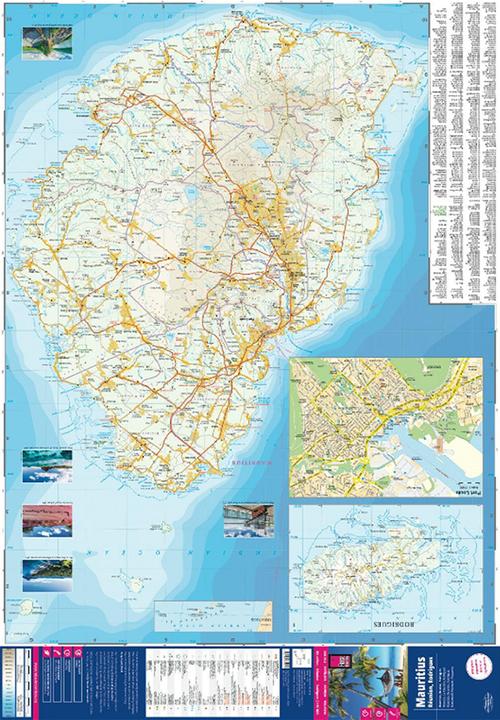 Actual product image Map Mauritius, Réunion, Rodrigues (1:90.000)