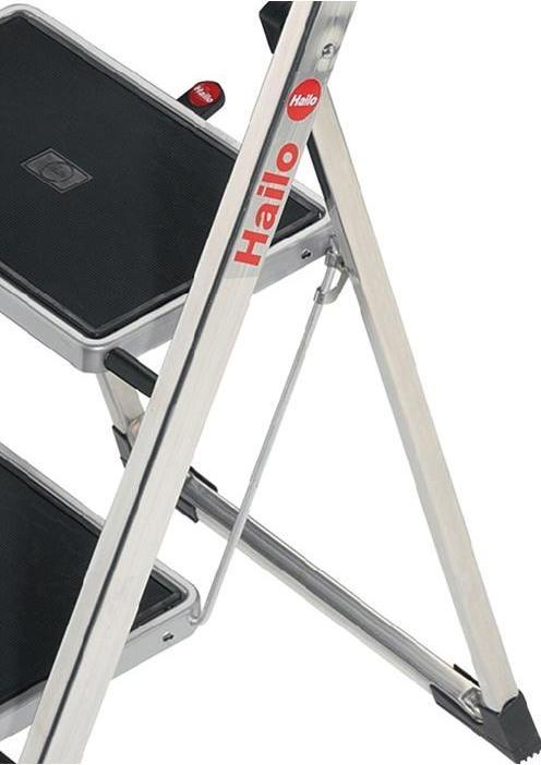 Produktbild Hailo K70 StandardLine, Aluminium-Trittleiter, 2 Stufen (Stehleiter, 83 cm)