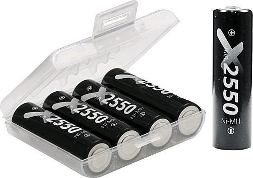 Image du produit XCell Pile NiMh AA 2550 mAh (boîte de 4) (4 pcs, Spécifique à l'appareil, 2550 mAh, Batterie)