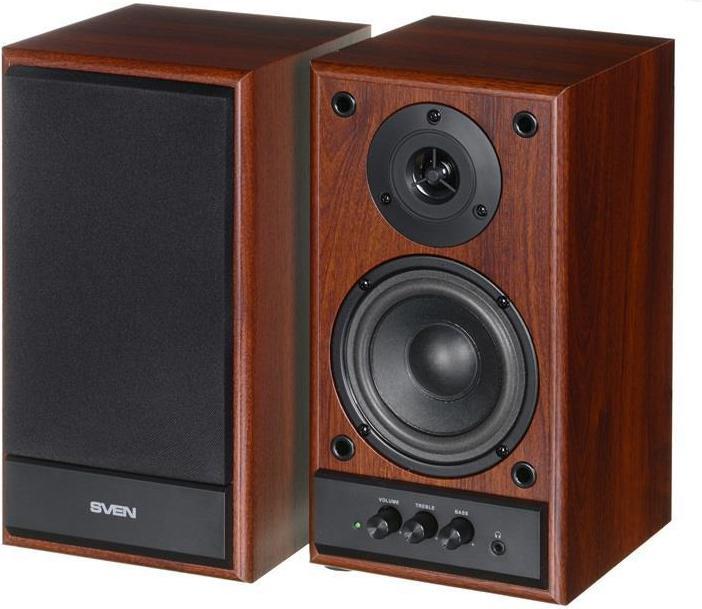 Actual product image Sven Multimedia - Speaker SPS-702 (Stereo, 40W, 40Hz-22Hz, Walnut), SV-0120702WN