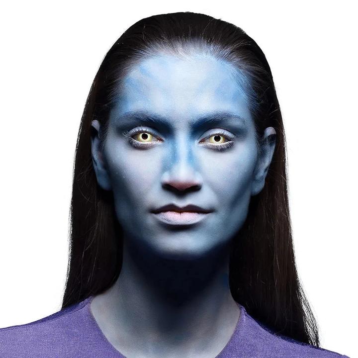 Actual product image Boland Contact lenses Dark Fairy:weekly lenses (Yellow)