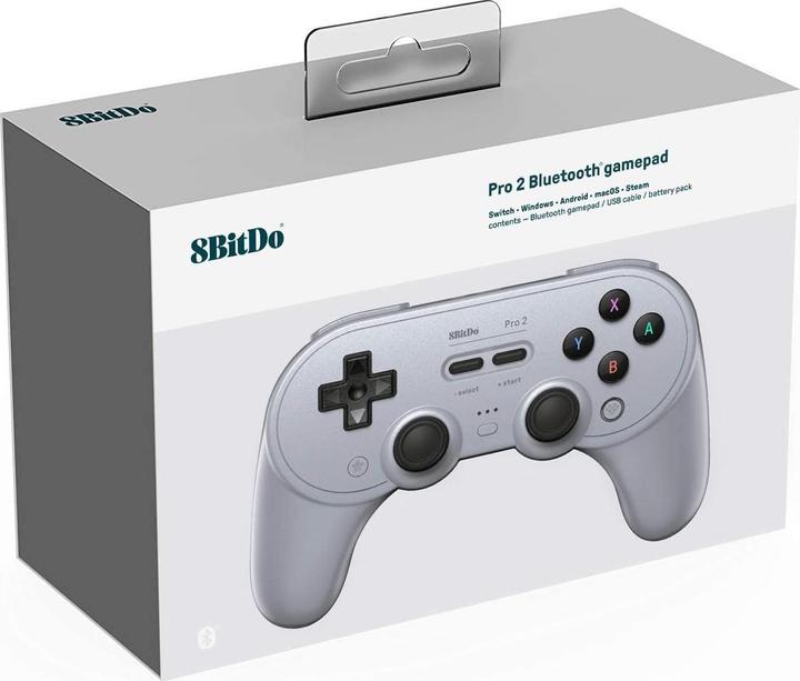 Immagine prodotto 8bitdo Pro2 (Android, Switch, iOS, Lampone Pi 3, Steam Machine, PC)