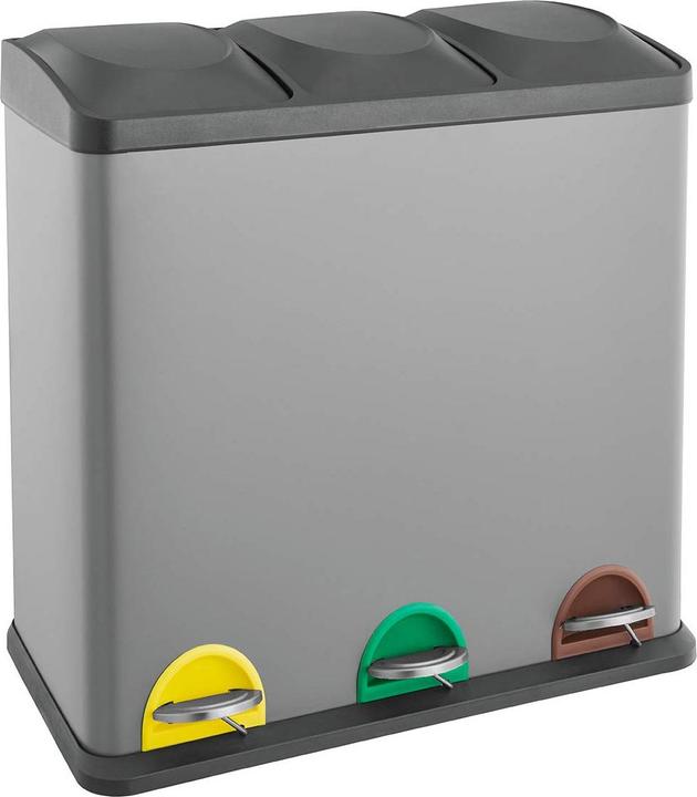 Produktbild Svita TC3X20 Treteimer 60 Liter Grau (60 l)