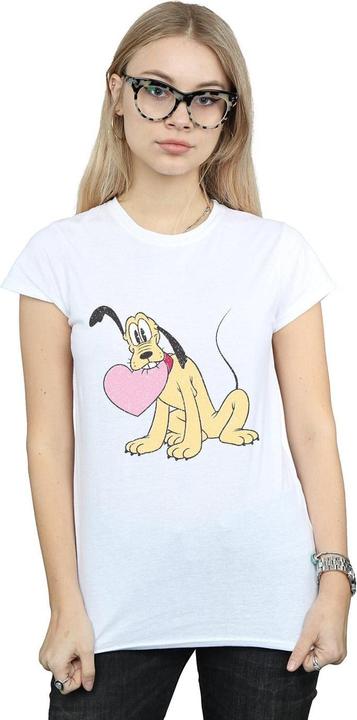 Immagine prodotto Disney Pluto Love Heart Maglietta Donna (XXL)