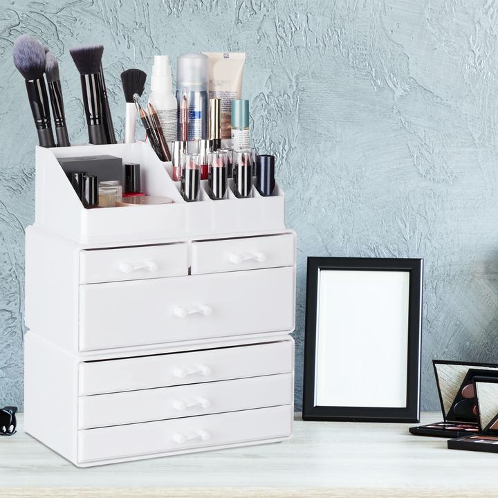 Actual product image Relaxdays Cosmetic Organiser with 6 Drawers