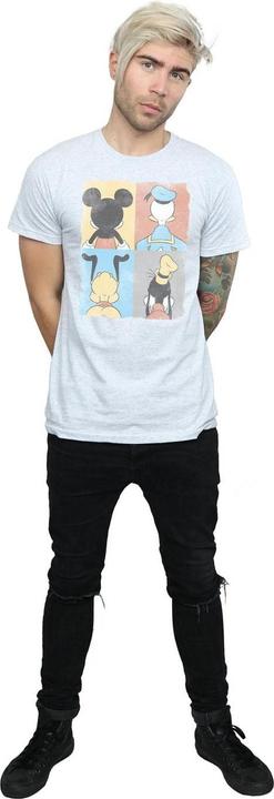 Actual product image Disney Mens Mickey Mouse Four Backs T-Shirt (S)