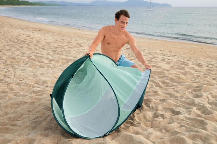 Produktbild Bestway 68107 Strandzelt (Strandzelt + Strandmuschel, 1.12 kg, 2 Personen)