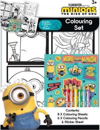 Immagine prodotto Minions Disegni da colorare dei personaggi (confezione da 16)