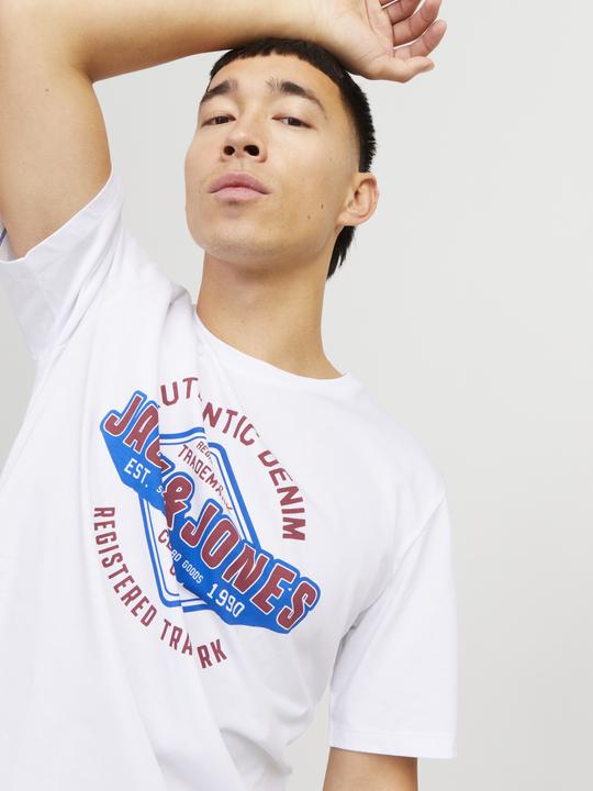 Produktbild Jack & Jones Jjelogo Tee Ss O-Neck 2 Col Ss25 Sn (XS)