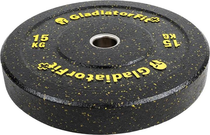 Produktbild Gladiatorfit HiTemp Gummischeibe (1 x 15 kg)