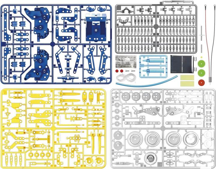 Actual product image Velleman Robot 12-in-1 kit solar and hydraulics