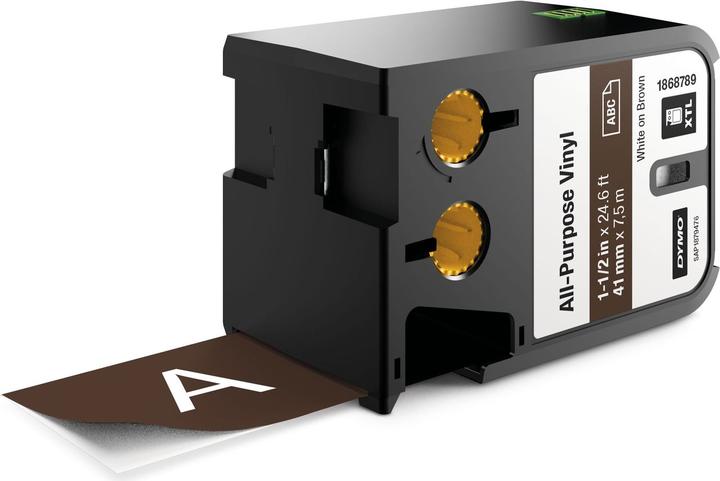 Produktbild Dymo XTL Schriftband, Vinyl (4.10 cm, Braun)