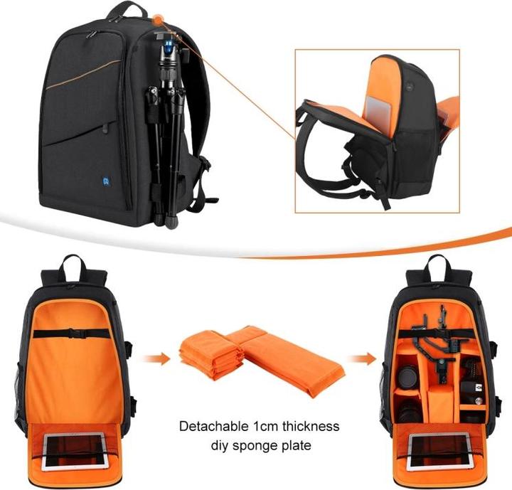 Image du produit Puluz Sac à dos étanche pour appareil photo (Sac à dos photo)