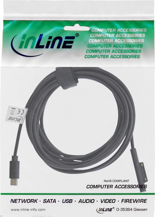 Produktbild InLine USB C — Surface Ladekabel