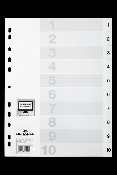Immagine prodotto Durable Indice A4 1-10, con foglio di indice