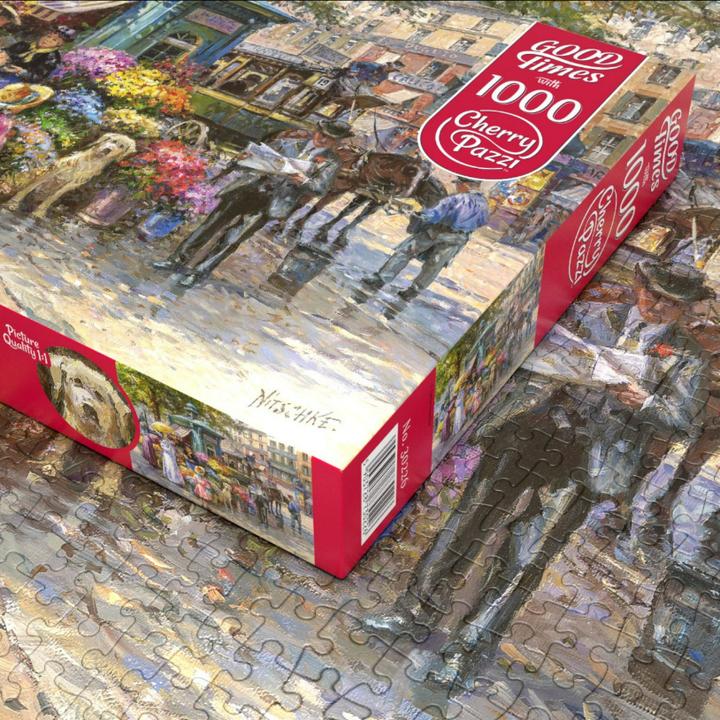 Productafbeelding Cherry Pazzi Puzzel bloemenmarkt 1000 stukjes (1000 onderdelen)