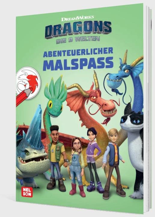 Actual product image Dragons - The nine worlds: Adventurous colouring fun