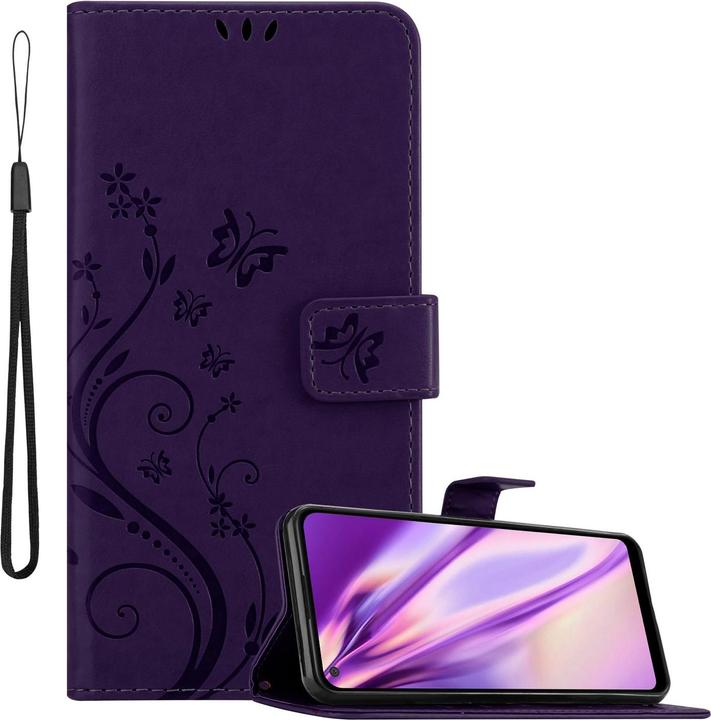 Floral dark purple