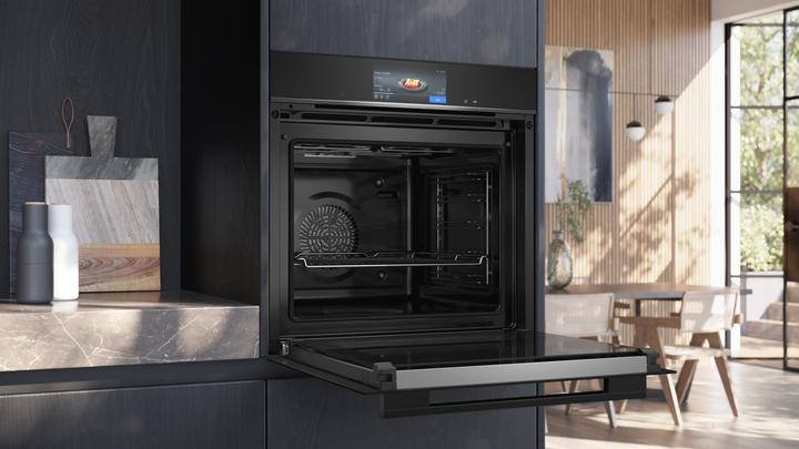 Image du produit Siemens iQ700, Four encastrable, 60 x 60 cm, noir, inox, HB778G3B1