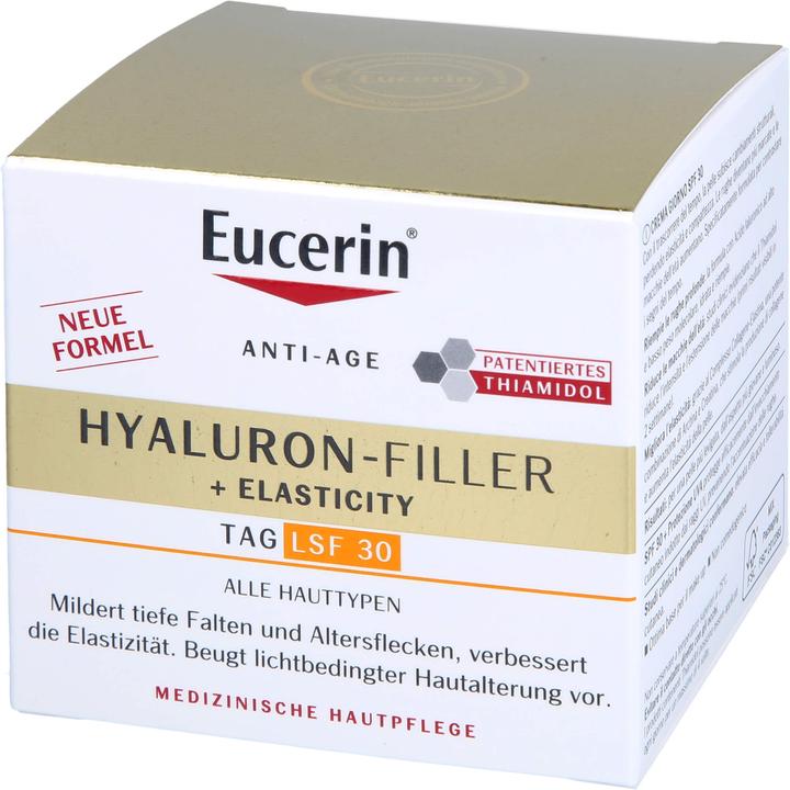 Produktbild Eucerin HYALURON-FILLER + ELASTICITY Tagespflege LSF 30 (50 ml, Tagescreme, SPF 30)