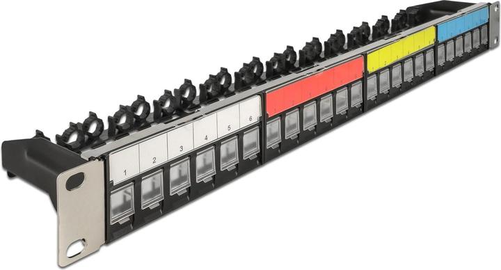 Image du produit Delock Panneau de brassage 19″ Keystone