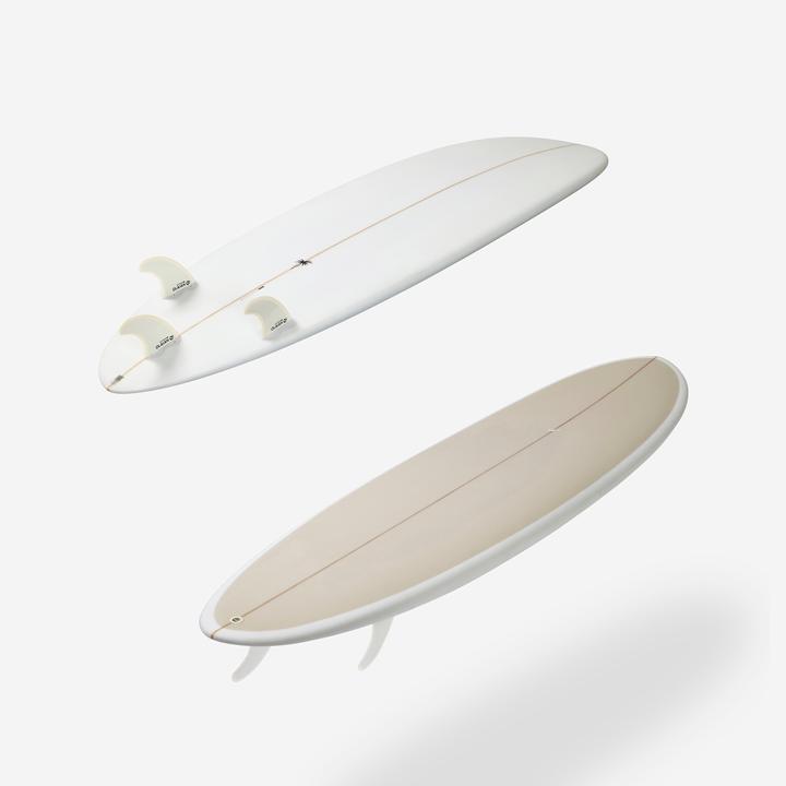 Immagine prodotto Olaian Surfboard Hybrid Harz 7' 49 l mit 3 Finnen beige (7')