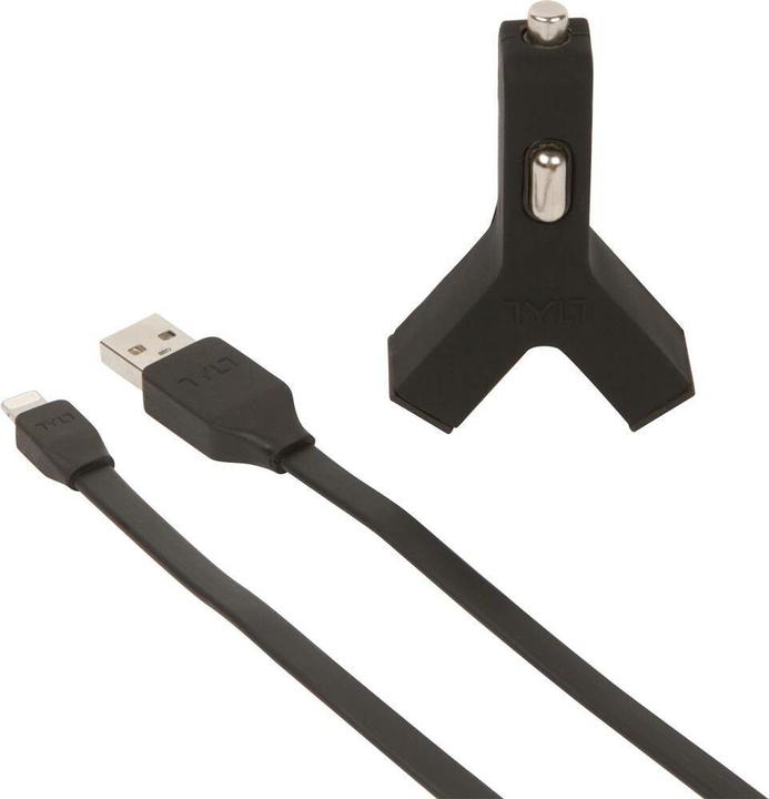 Immagine prodotto Tylt Y-CHARGE - Caricabatterie da auto doppio USB 2.1A con connettore staccabile
