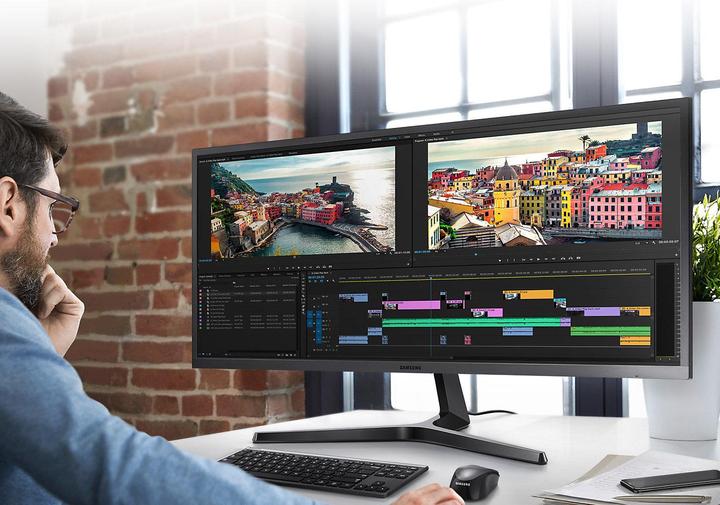 Image du produit Samsung LS34J550WQRXEN (3440 x 1440 pixels, 34")