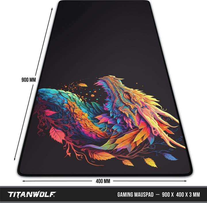 Actual product image Titanwolf Gaming Mauspad (XXL)