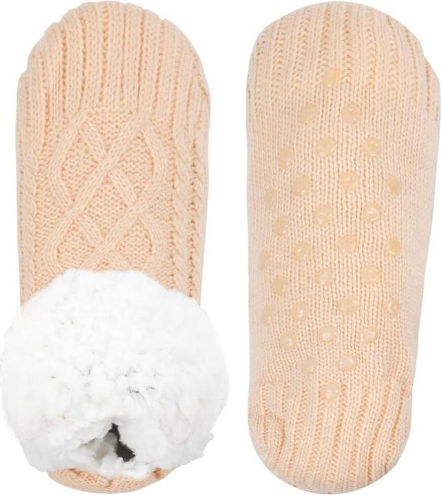 Produktbild Hermex Hausschuhe Gr. 39-42 Wintersocken Kuschelsocken Fuzzy-Socken Pantoffeln (39, 40, 41, 42)