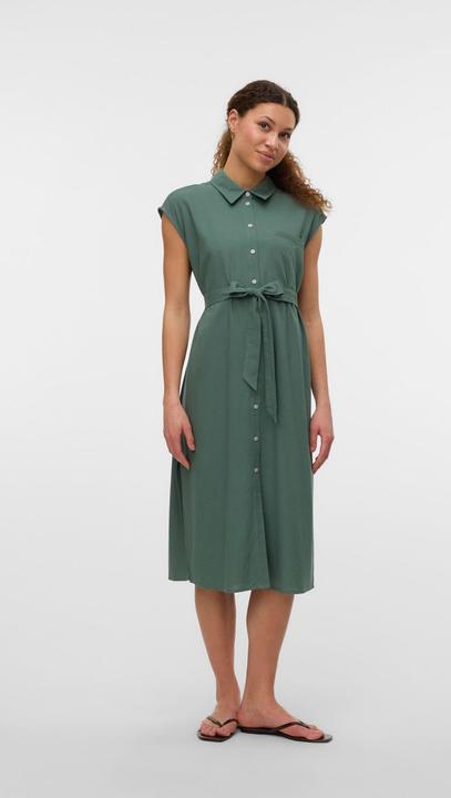 Produktbild Vero Moda VMMYMILO Langes Kleid Hemdblusenkleid (XL)