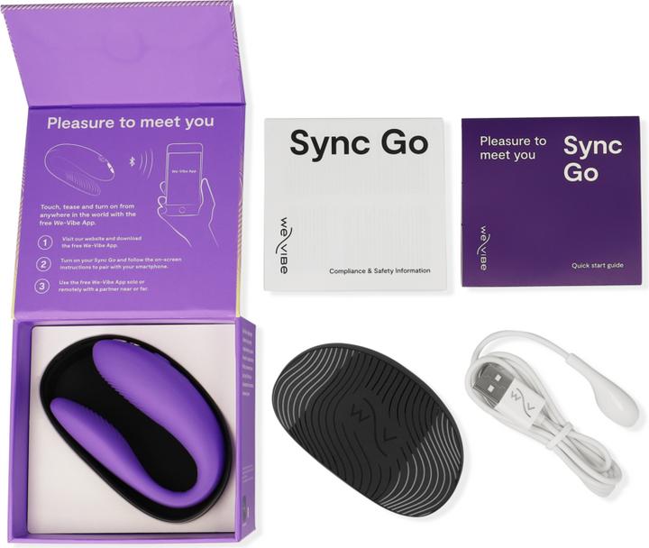 Produktbild We-Vibe Sync Go Remote Control Rechargeable Clitoral and G-Spot Vibrator (Purple)