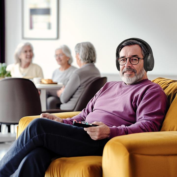 Image du produit Hama Casque de télévision (pas de réduction du bruit, 2.50 h, Filaire)