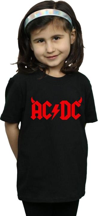 Produktbild AC/DC Mädchen Horns Logo TShirt aus Baumwolle (104)