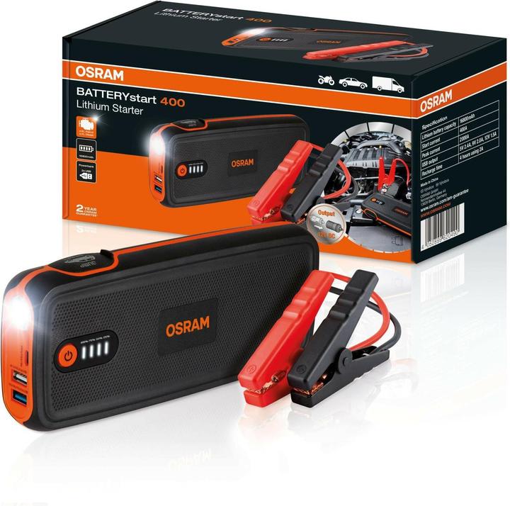Actual product image Osram BatteryStart 400 (2000 A, 16800 mAh)