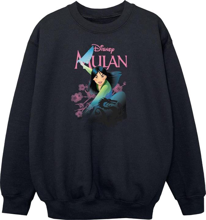 Actual product image Disney Girls Mulan My Own Hero Sweatshirt (116)