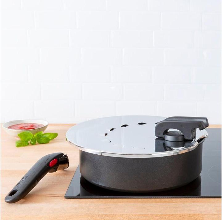 Immagine prodotto Tefal Ingenio G6 Multi Coperchio da 20 a 28 cm in acciaio inox (30.80 cm, Materiale sintetico, Metallo)