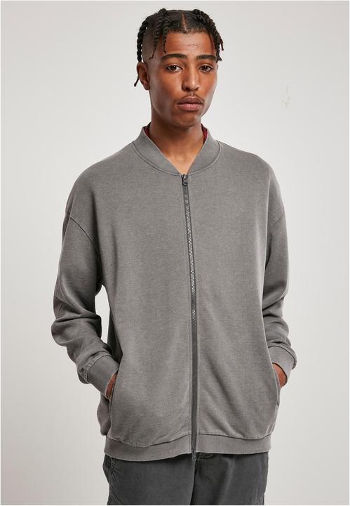 Actual product image Urban Classics Washed Sweat Bomber - 17020 (S)