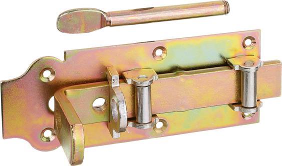 Image du produit GAH Verrou de serrure à rouleaux de porte d’ Largeur 80 mm (1 pcs)