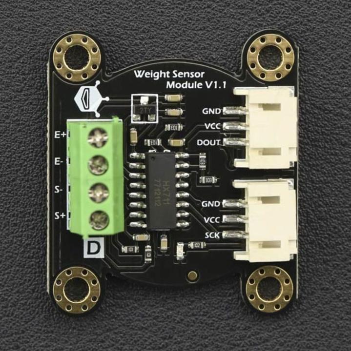 Actual product image DFRobot Gravity Digital HX711 Load Cell 1Kg Weight Sensor Kit
