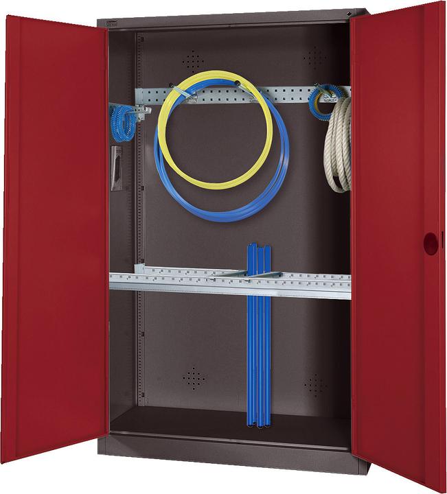 Image du produit C+P Armoire modulaire pour équipements sportifs avec équipement de base (hxlxp : 195x120x50 cm, avec