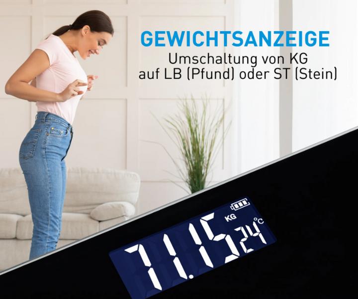 Immagine prodotto Grundig Bilancia digitale 180 kg nera (180 kg)